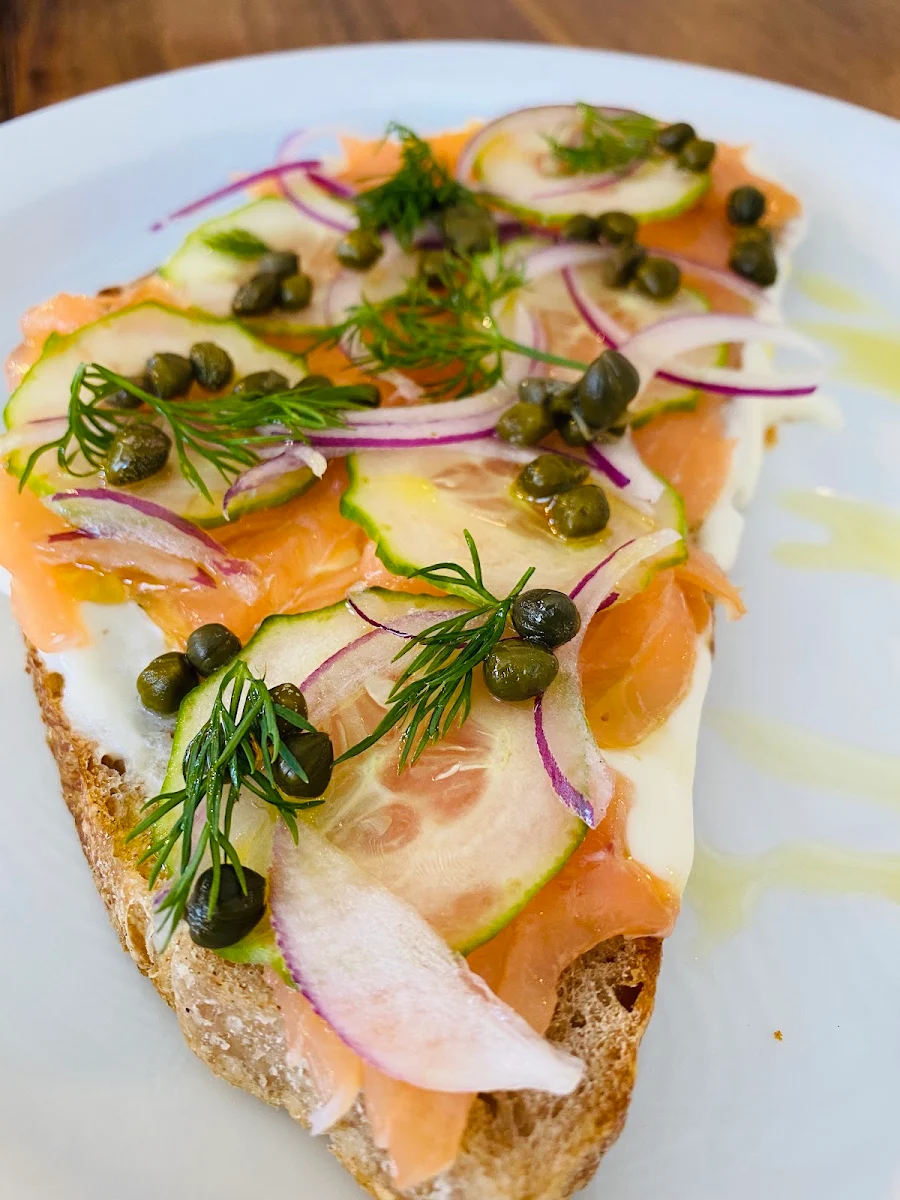 Smoked Salmon Tartine