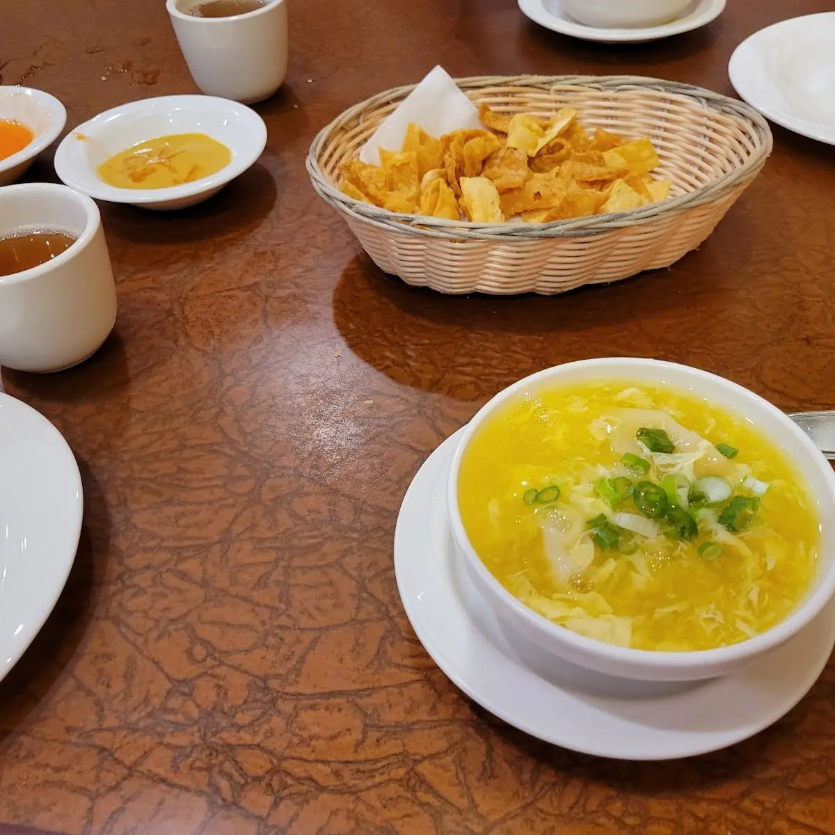Egg Drop Wonton Soup