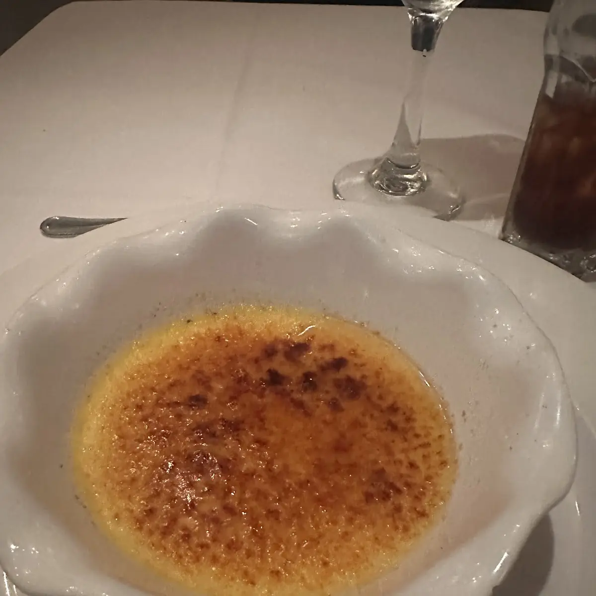 Assortment of Five Mini Crème Brûlée