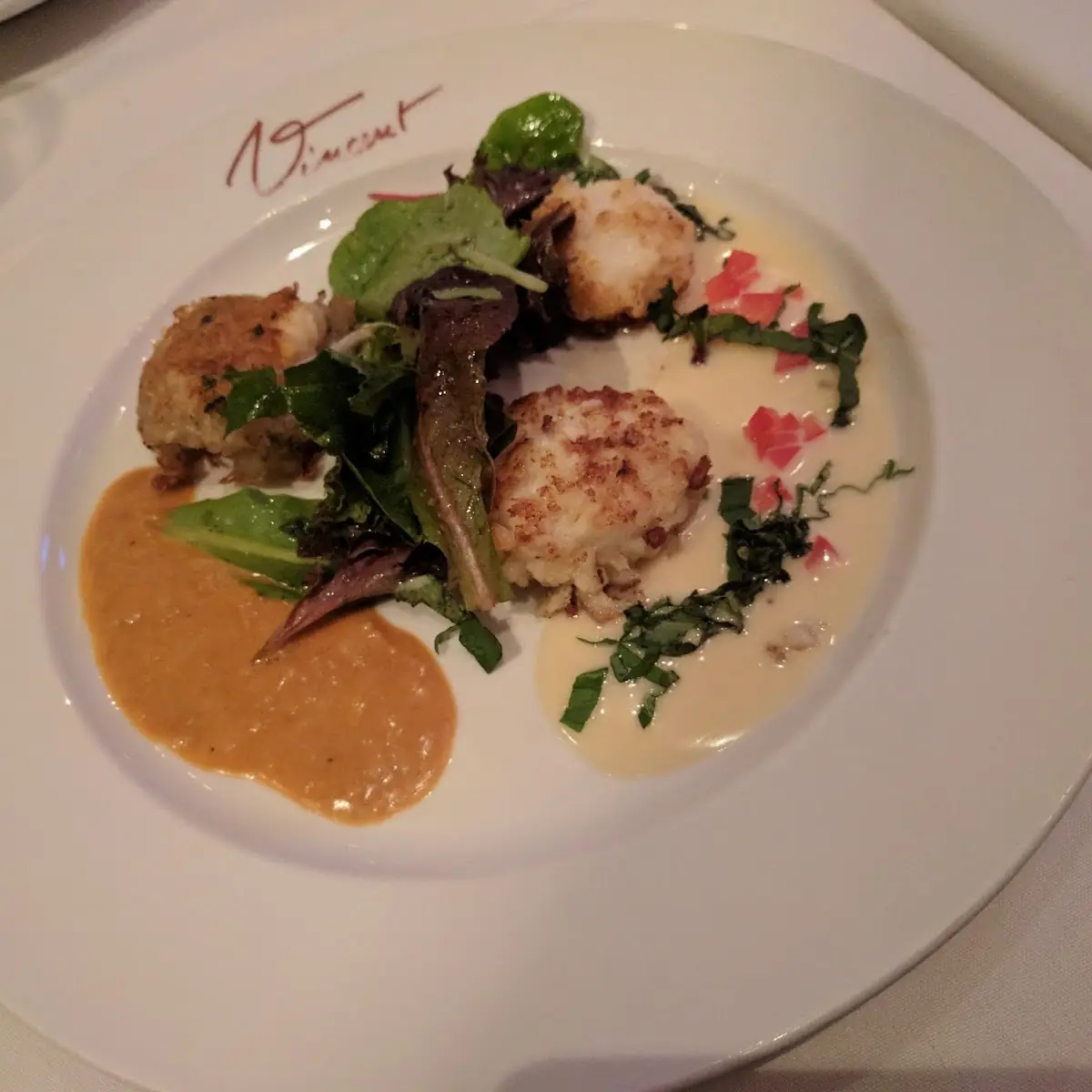 Macadamia Crusted Sea Scallops with Basil Beurre Blanc
