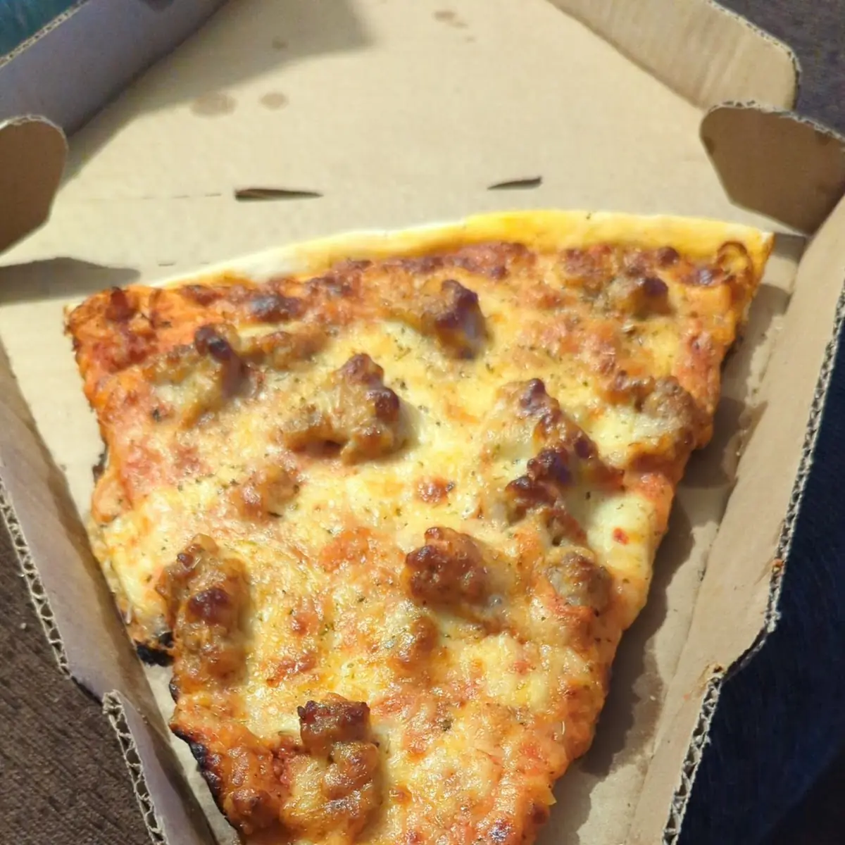 Jumbo Sausage Pizza Slice