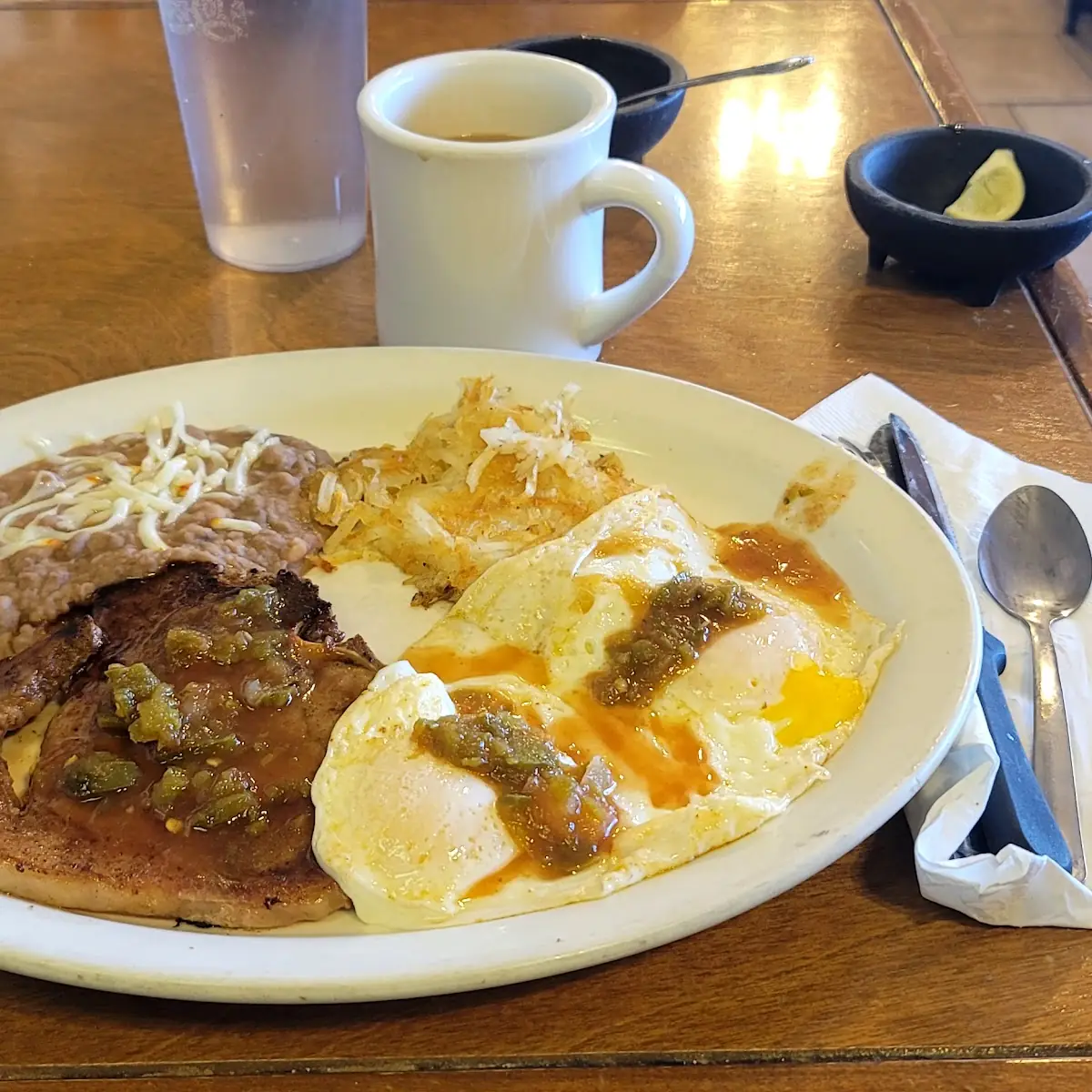 Pork Chops and Eggs Any Style
