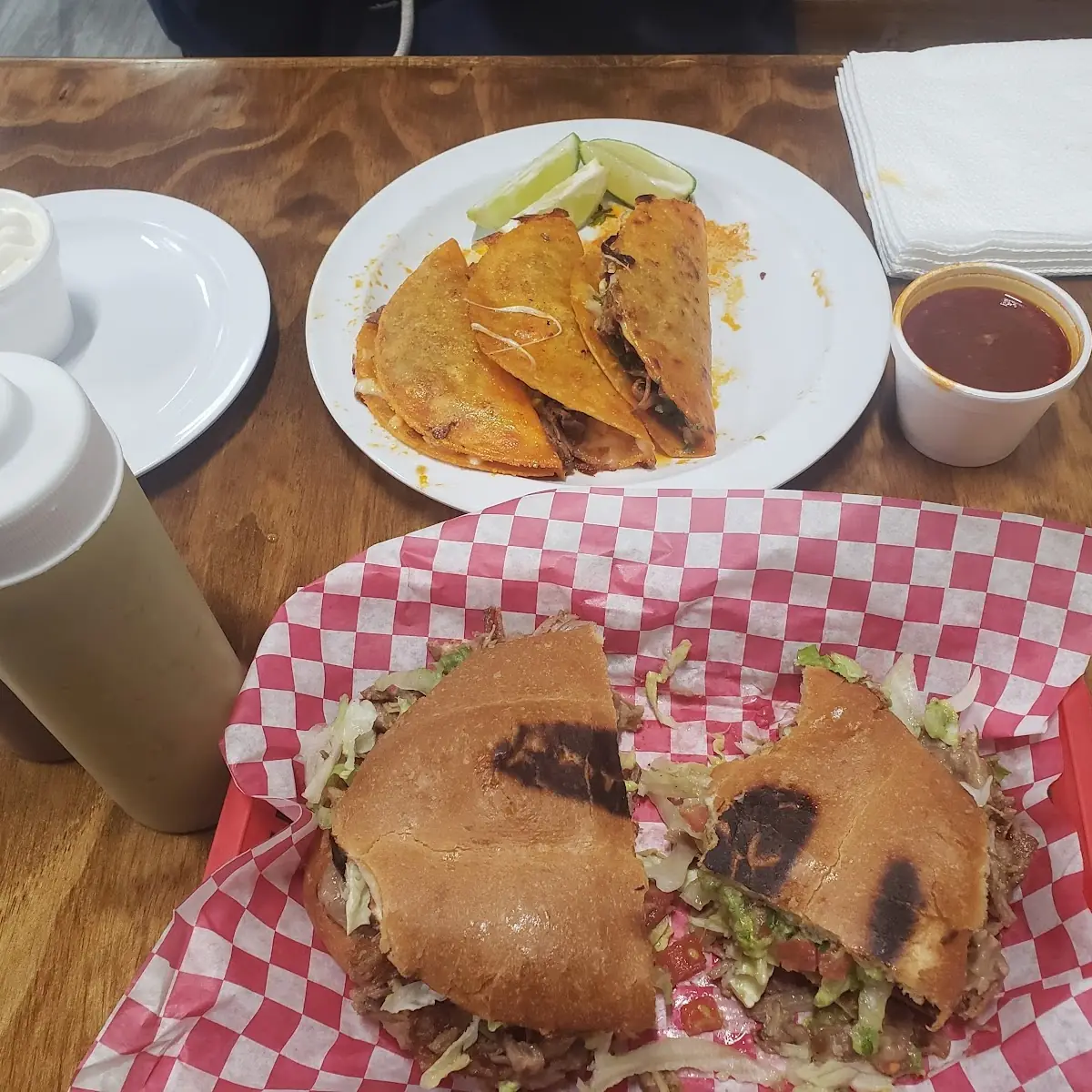 Torta and Birria Tacos