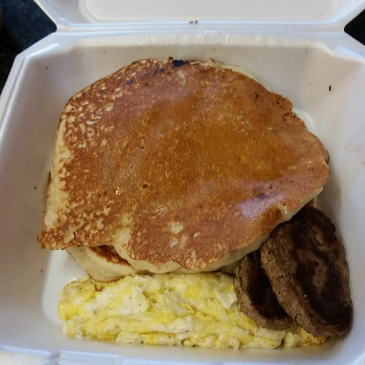 Sausage Patty Pancake Plate