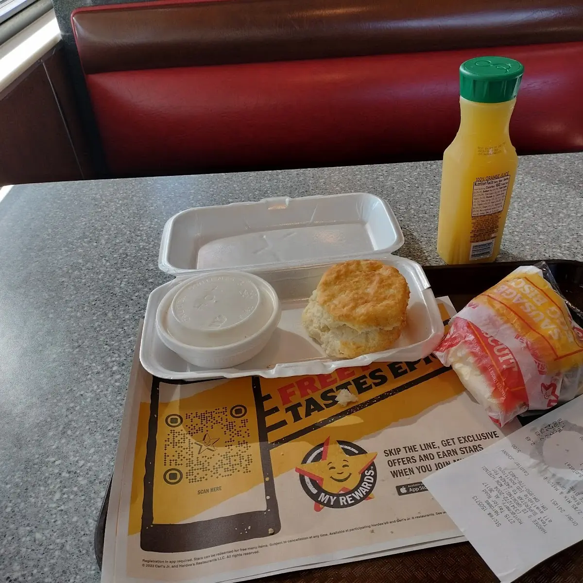 Biscuits and Gravy Egg Sausage Biscuit