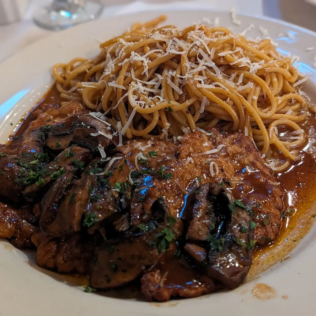Fettuccine Pasta with Braised