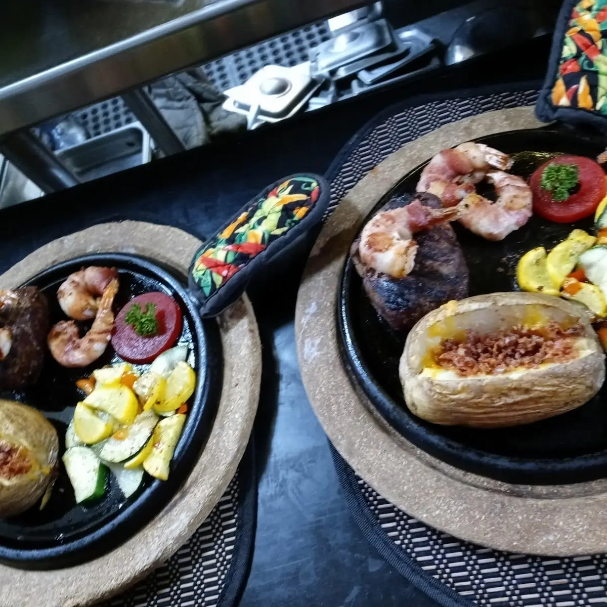 Fillet with Grilled Shrimp