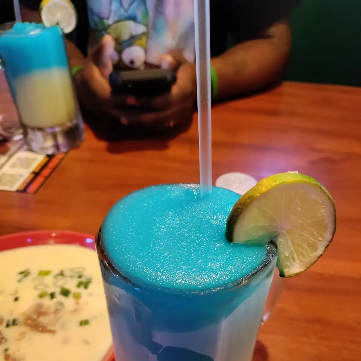 Cheese Dip and Margaritas