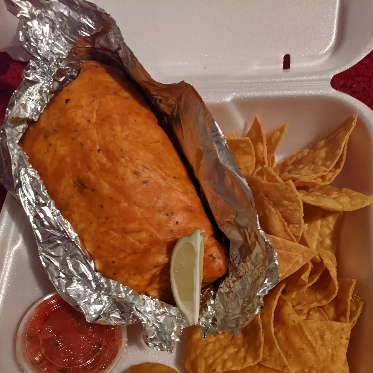 Sun Dried Tomato Basil Chicken Burrito