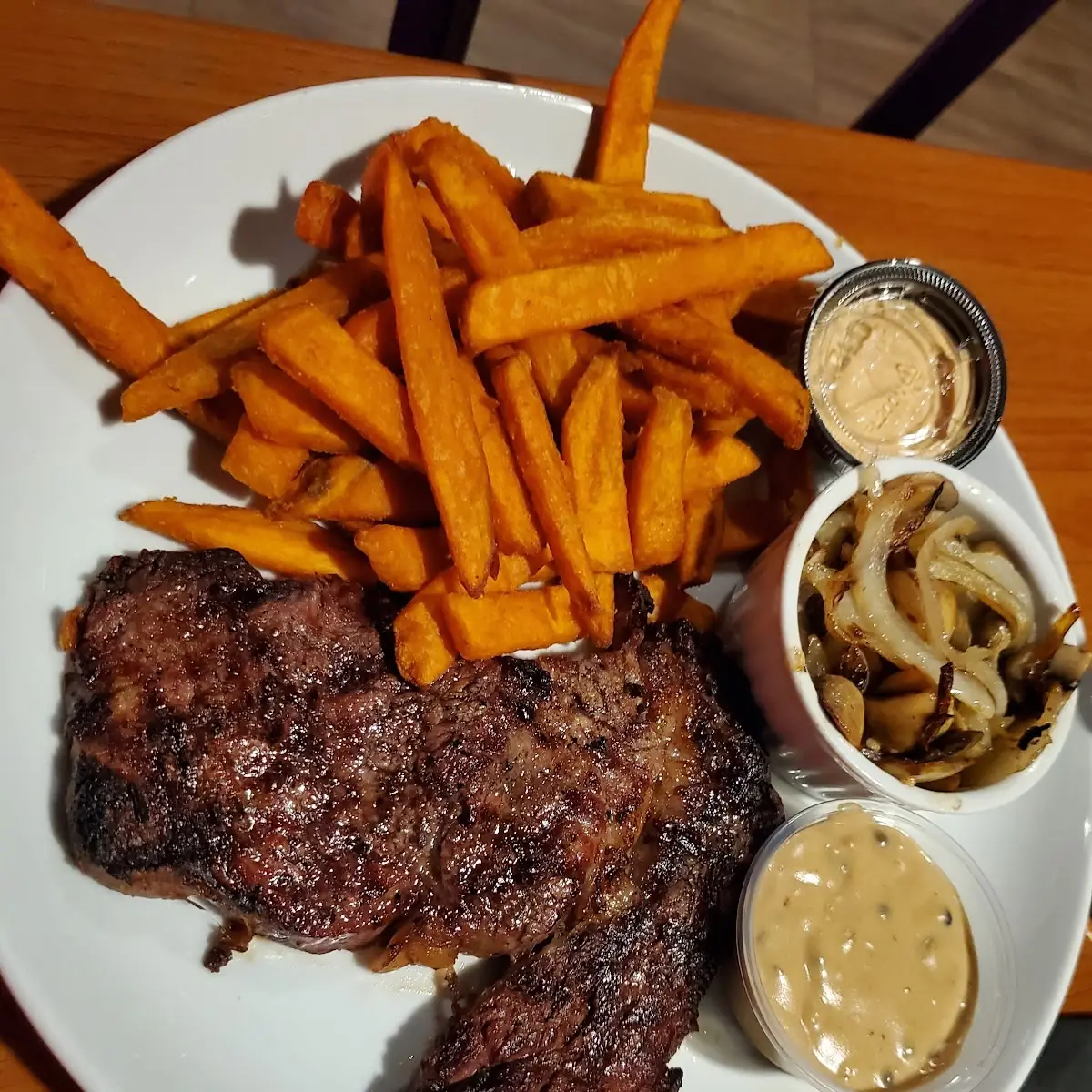Rib Eye Steak Dinner, Fiddlehead Café & Lounge