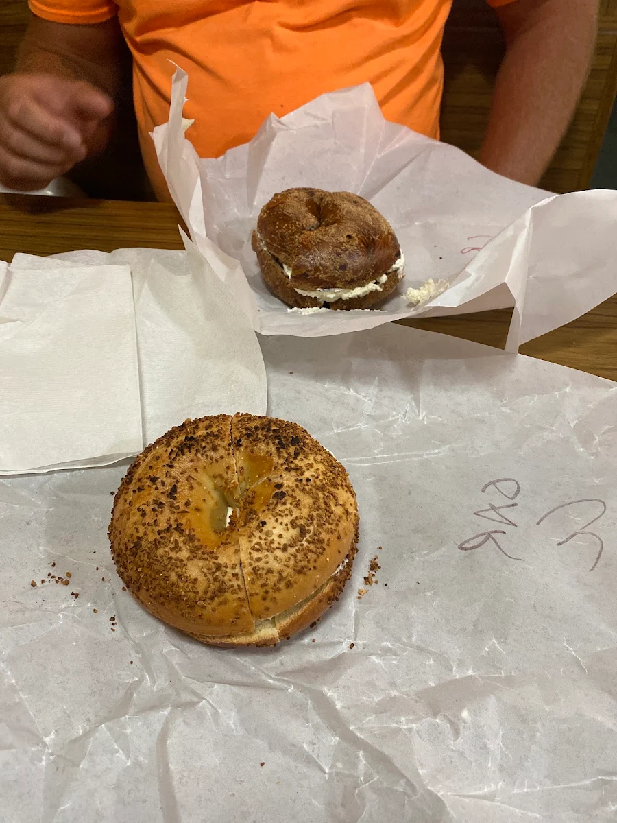 Everything Bagel with Sausage Egg Cheese