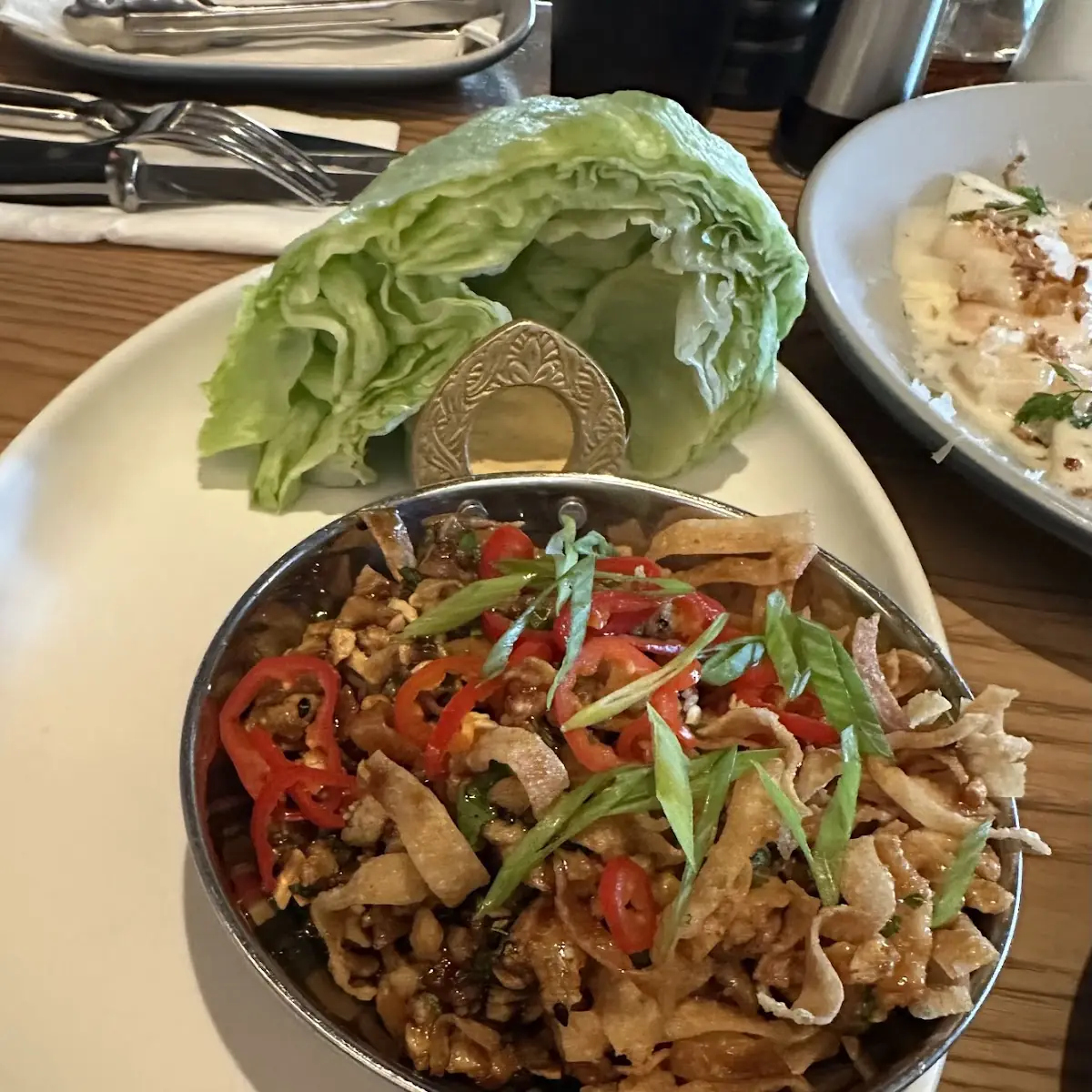 Chinese Chicken Lettuce Wraps