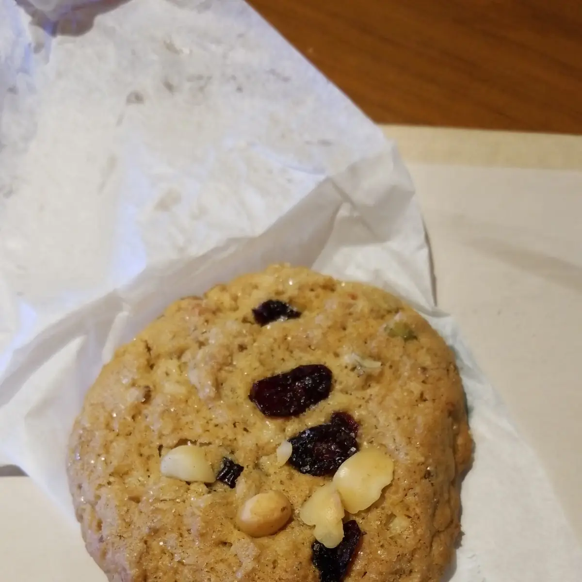 Multigrain Oatmeal Raisin Macadmea Nut Cookie