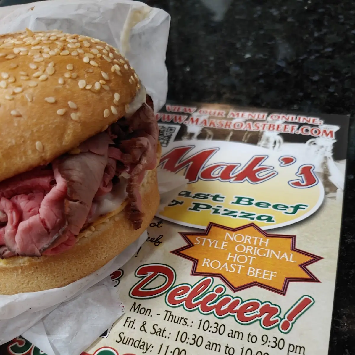 Junior Roast Beef Mayo and Lettuce