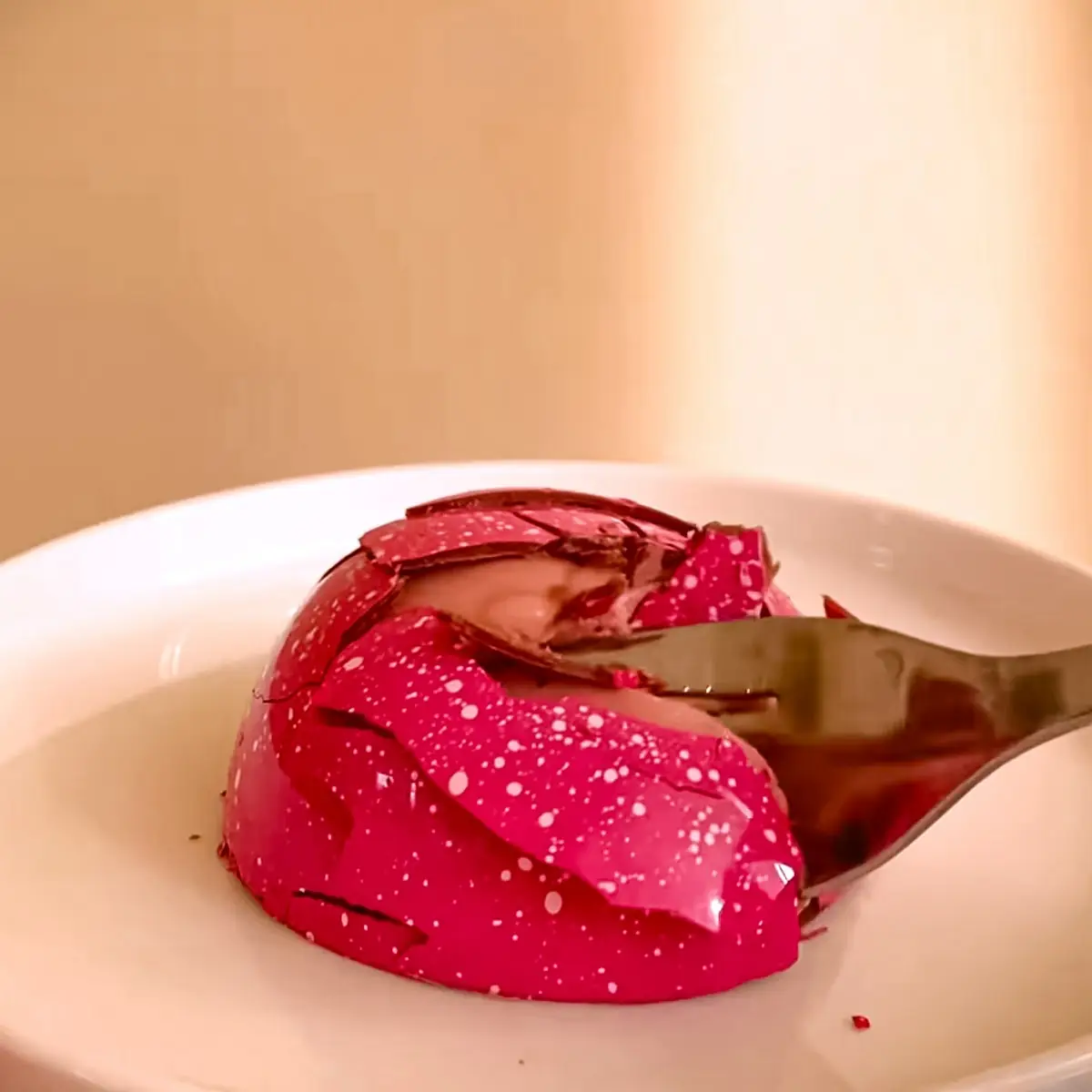 Creme Brulee Raspberry Mousse