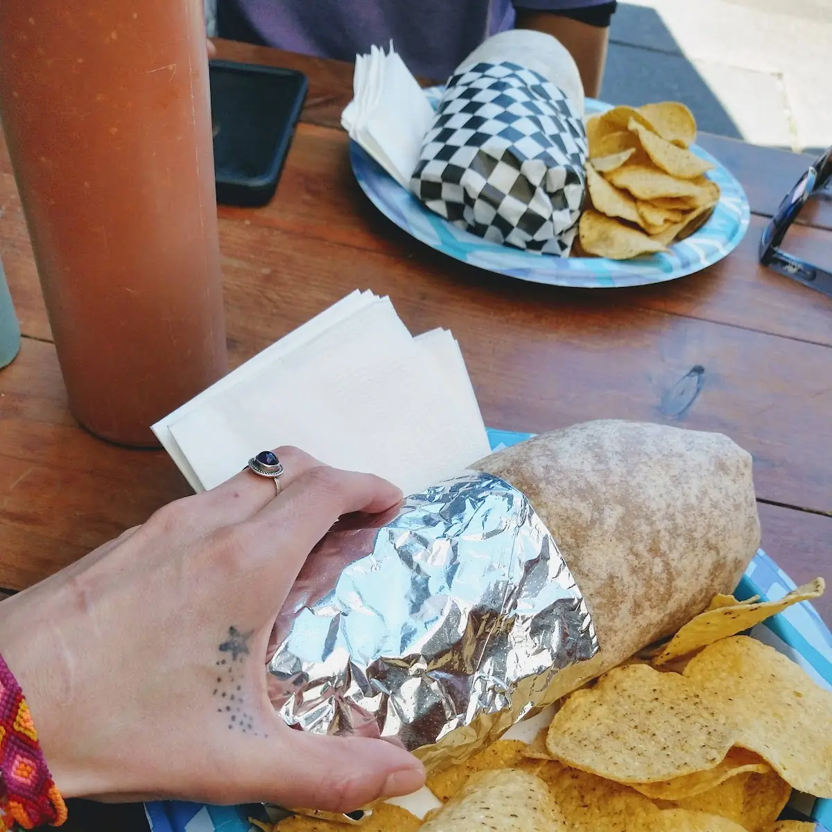 Vegetarian Burrito Deluxe