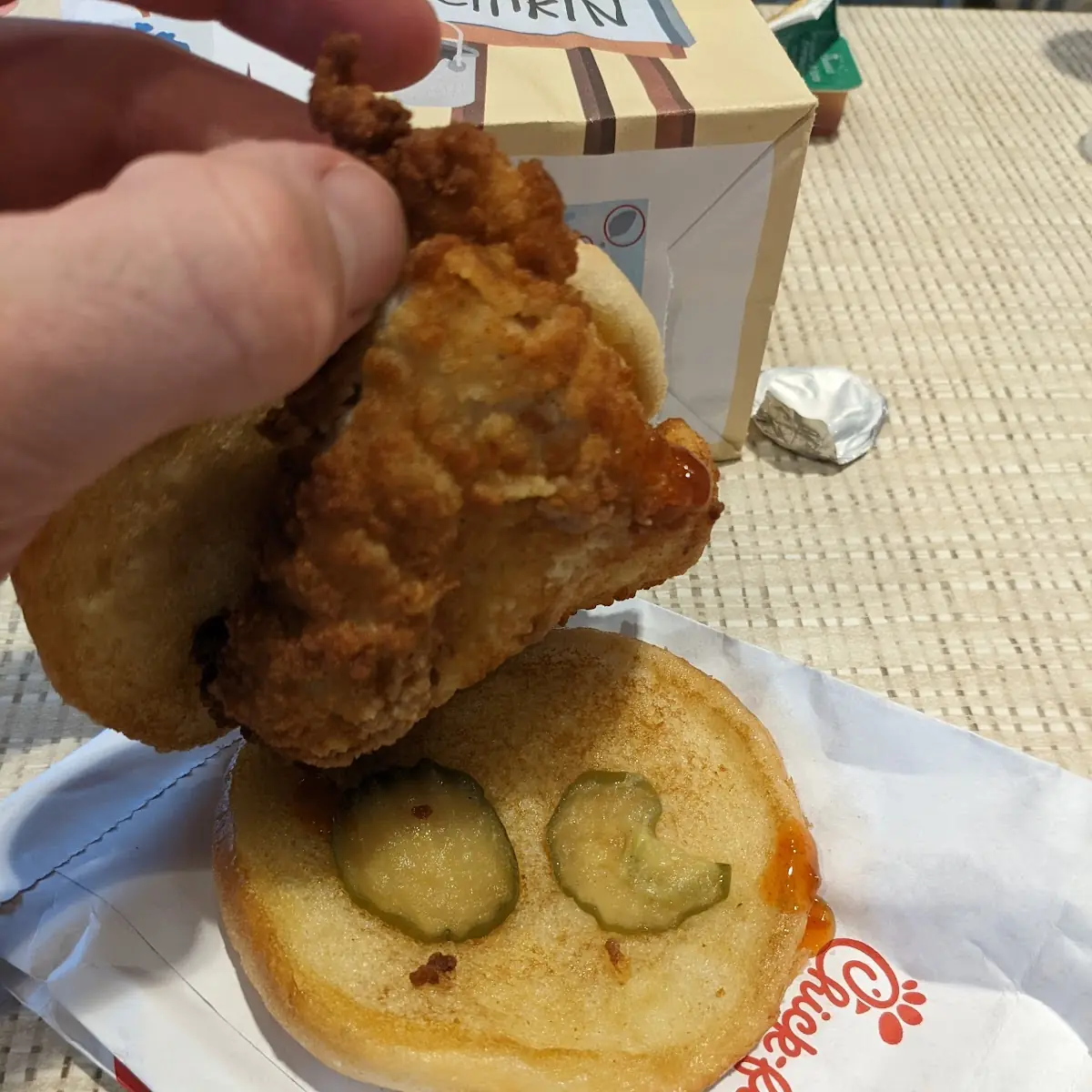 Crap Chicken Sandwich