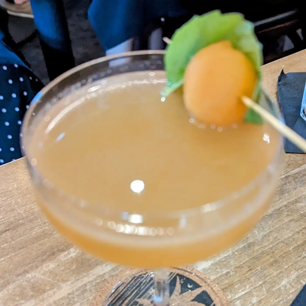 Two Craft Cocktails with Garnishes