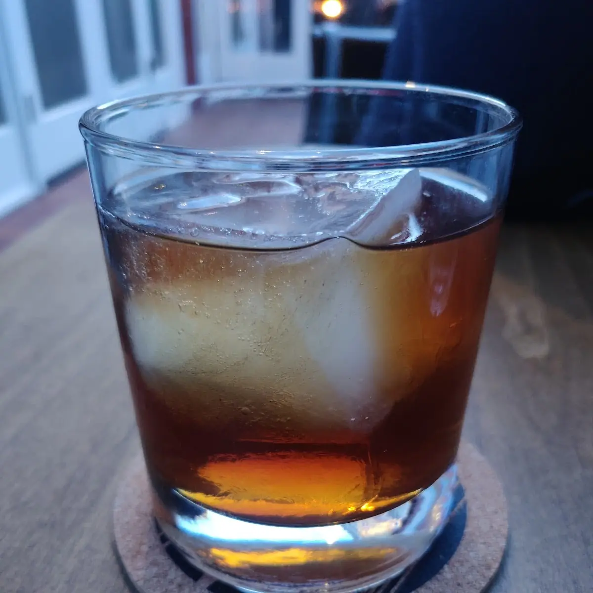 Whiskey Cocktail with Orange Peel
