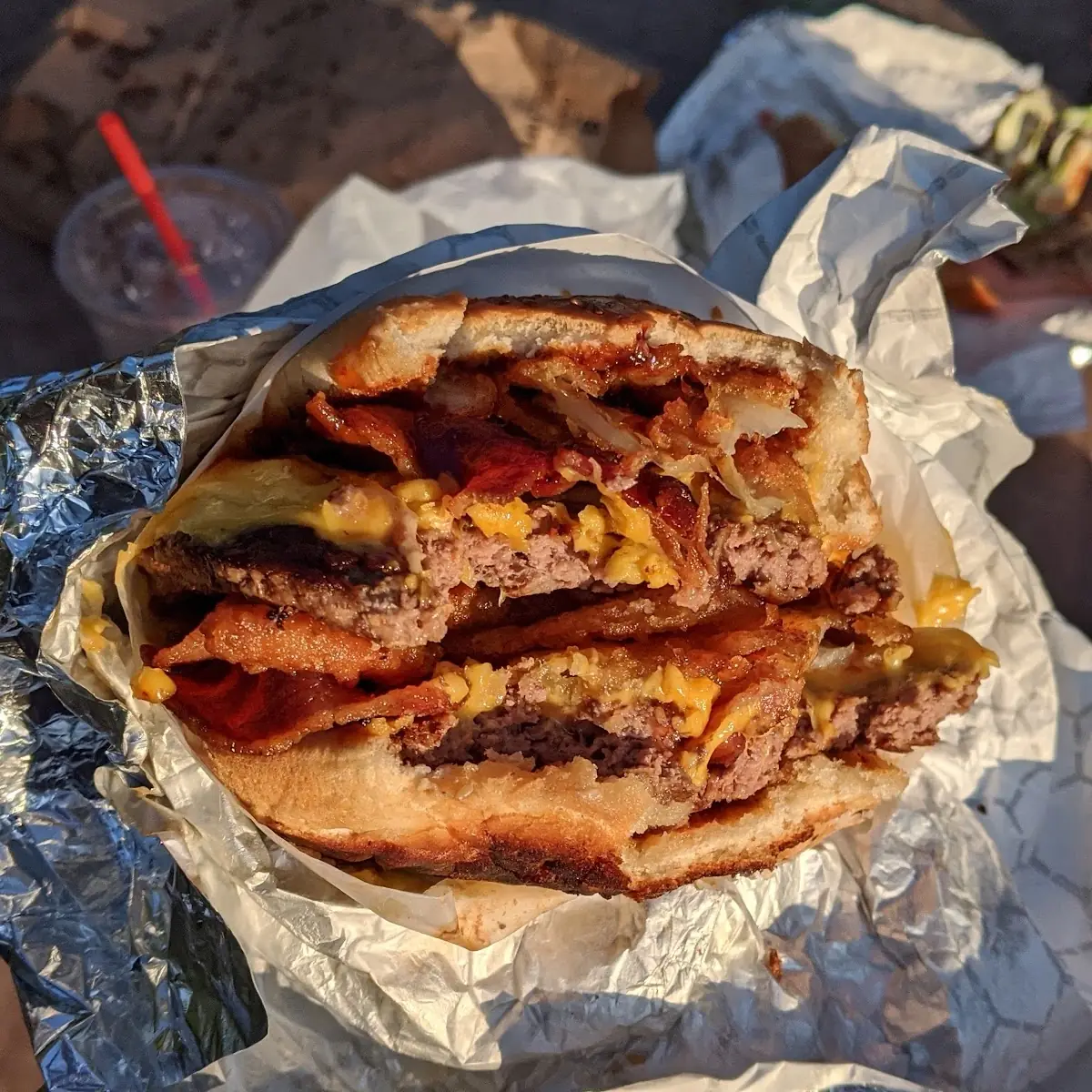 Double Western Bacon Cheeseburger
