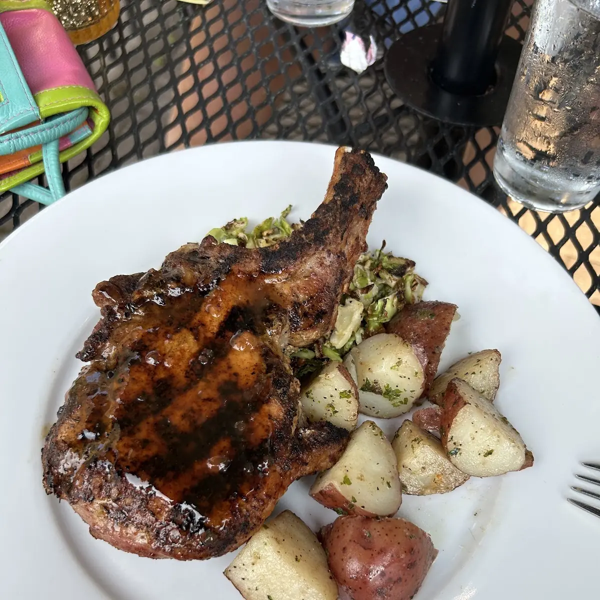 Bone in Grilled Pork Chop