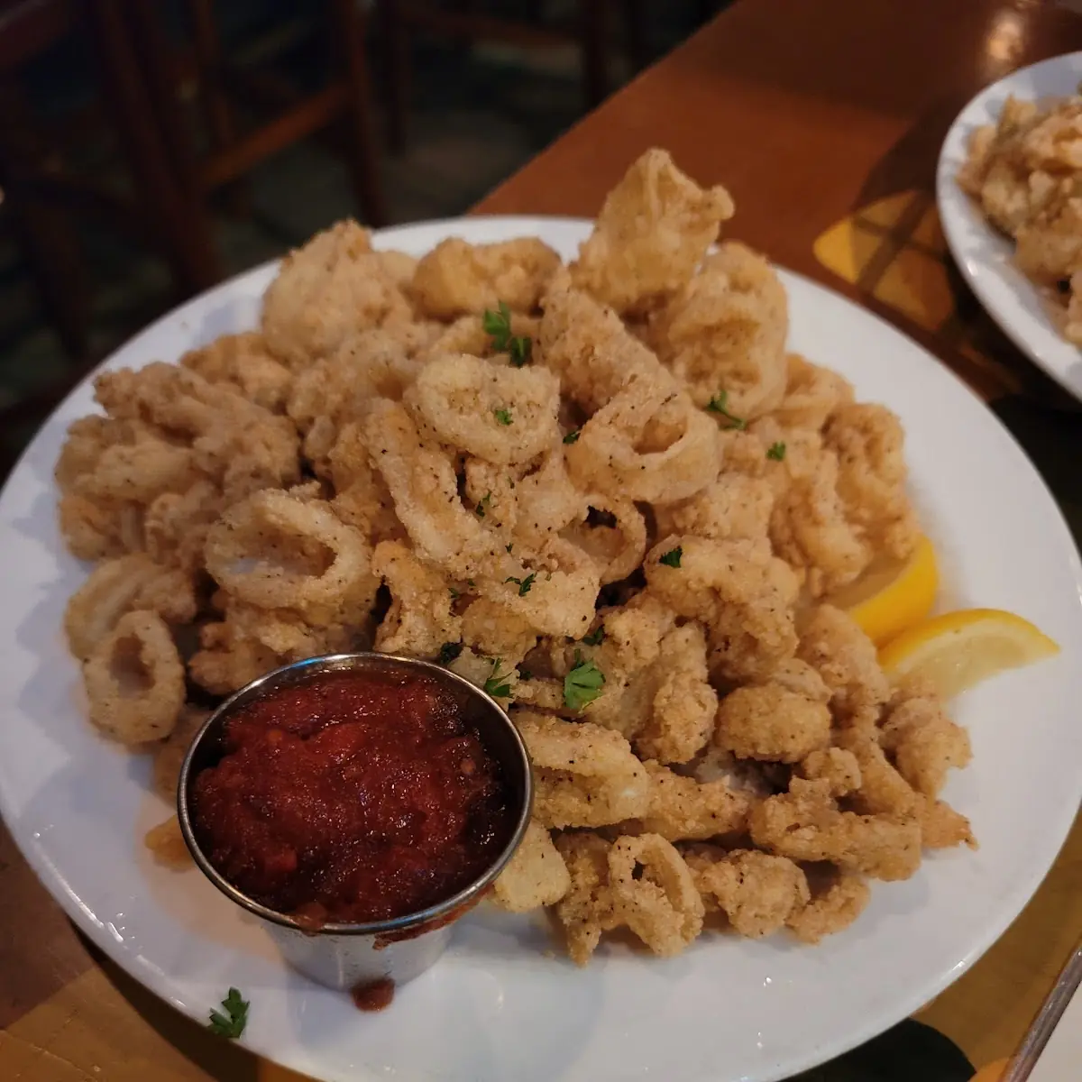 Fried Calamari with Marinara Sauce