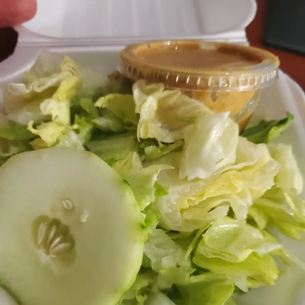 Side Salad with Ginger Sauce