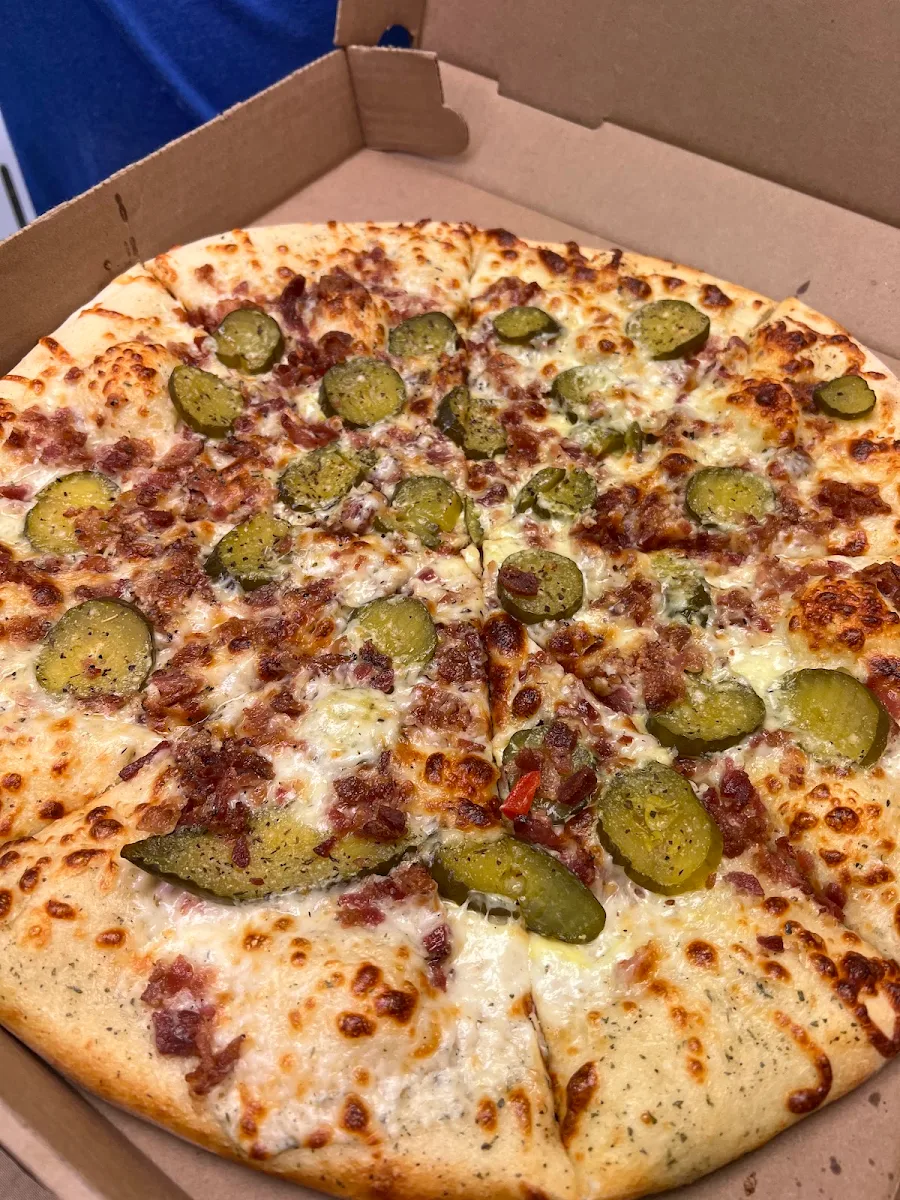 Pickle Bacon Ranch Pizza