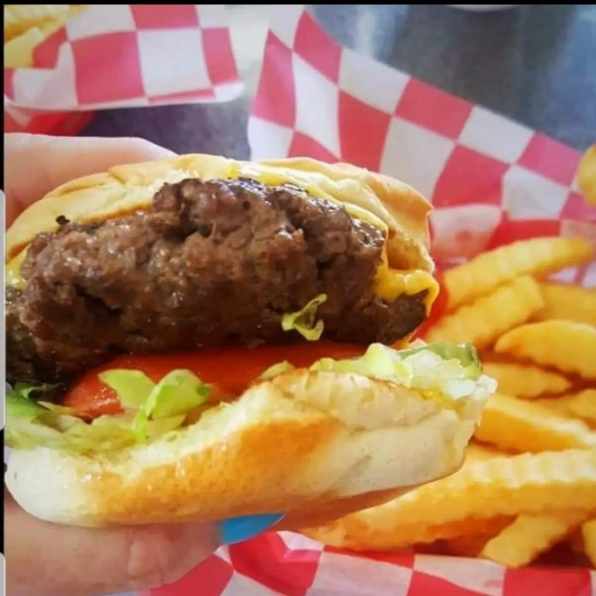 Krispy House Burger and Fries