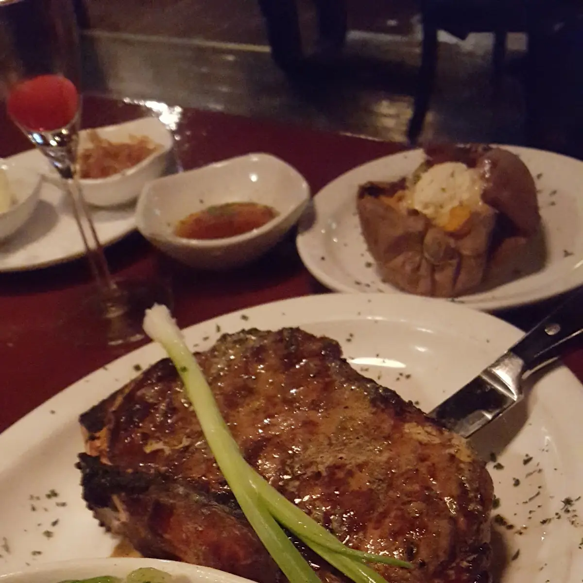 Ribeye with Garlic Mashed Potatoes