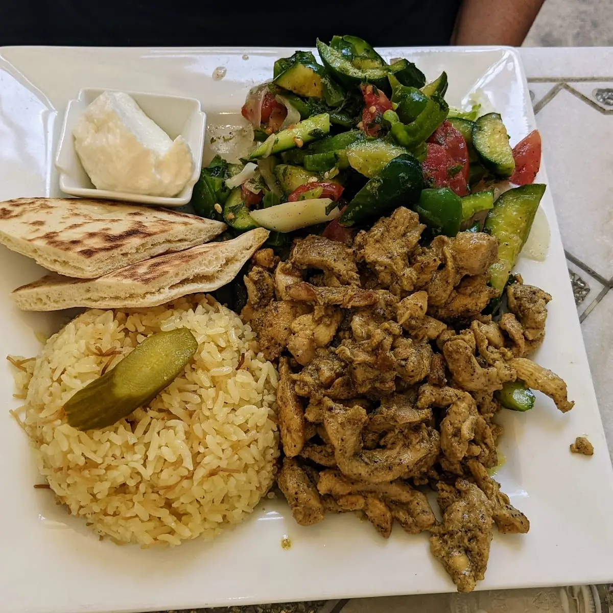 Chicken Shawarma Plate