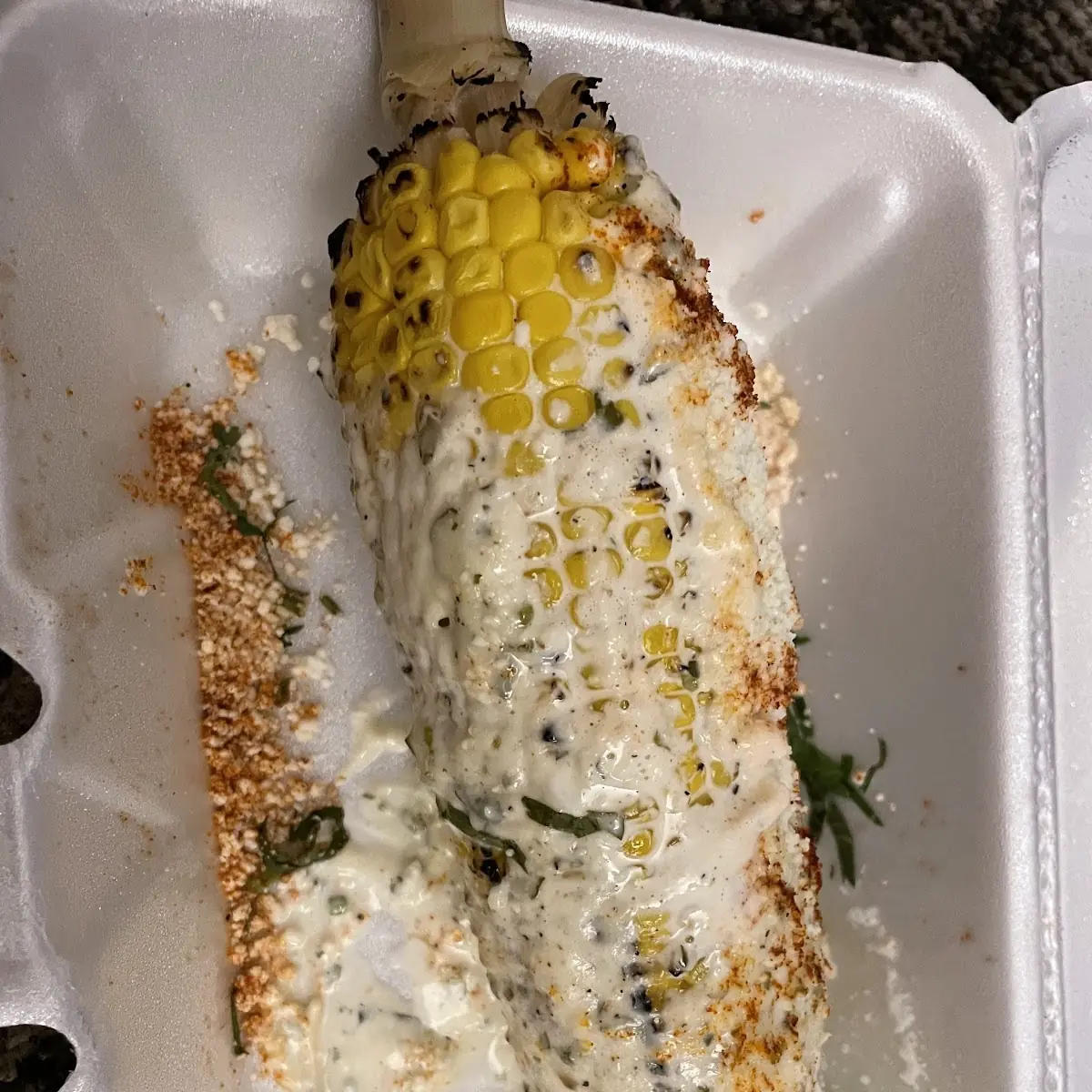 Mexican Grill Cheese Corn