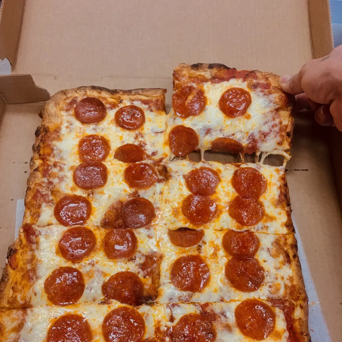 Square Sicilian Deep Dish Pizza