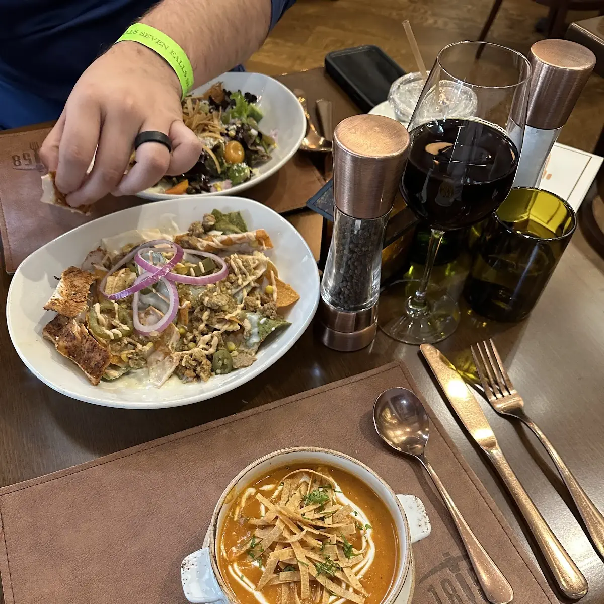 Tomato Soup and Salad