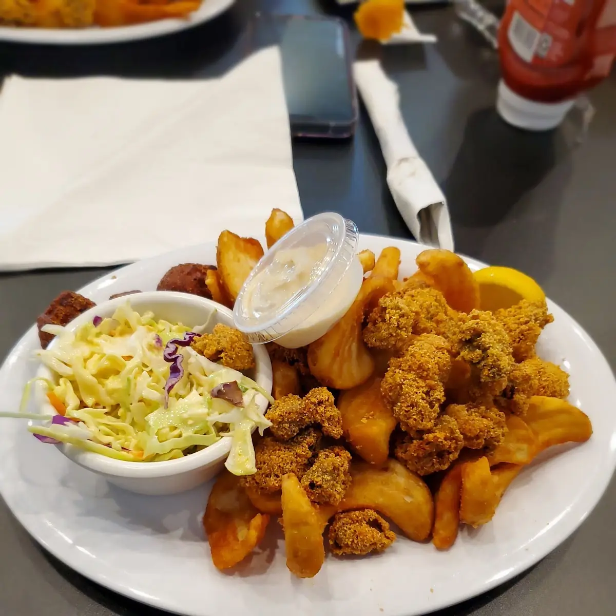 Oyster Shrimp Platter
