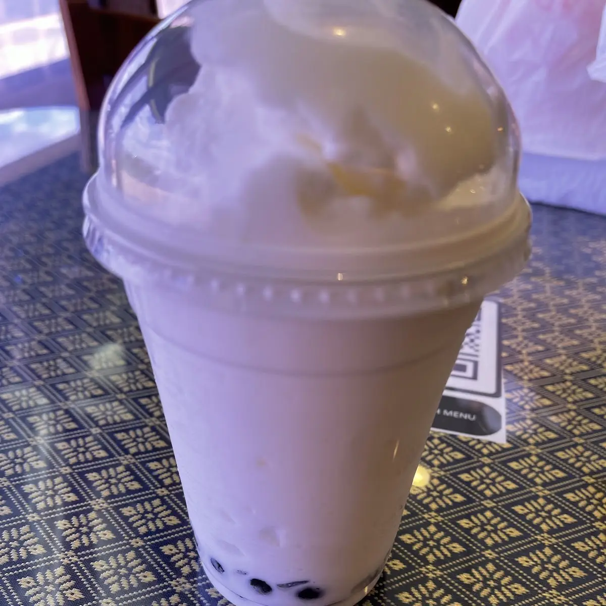 Taro Pearls in Coconut Cream