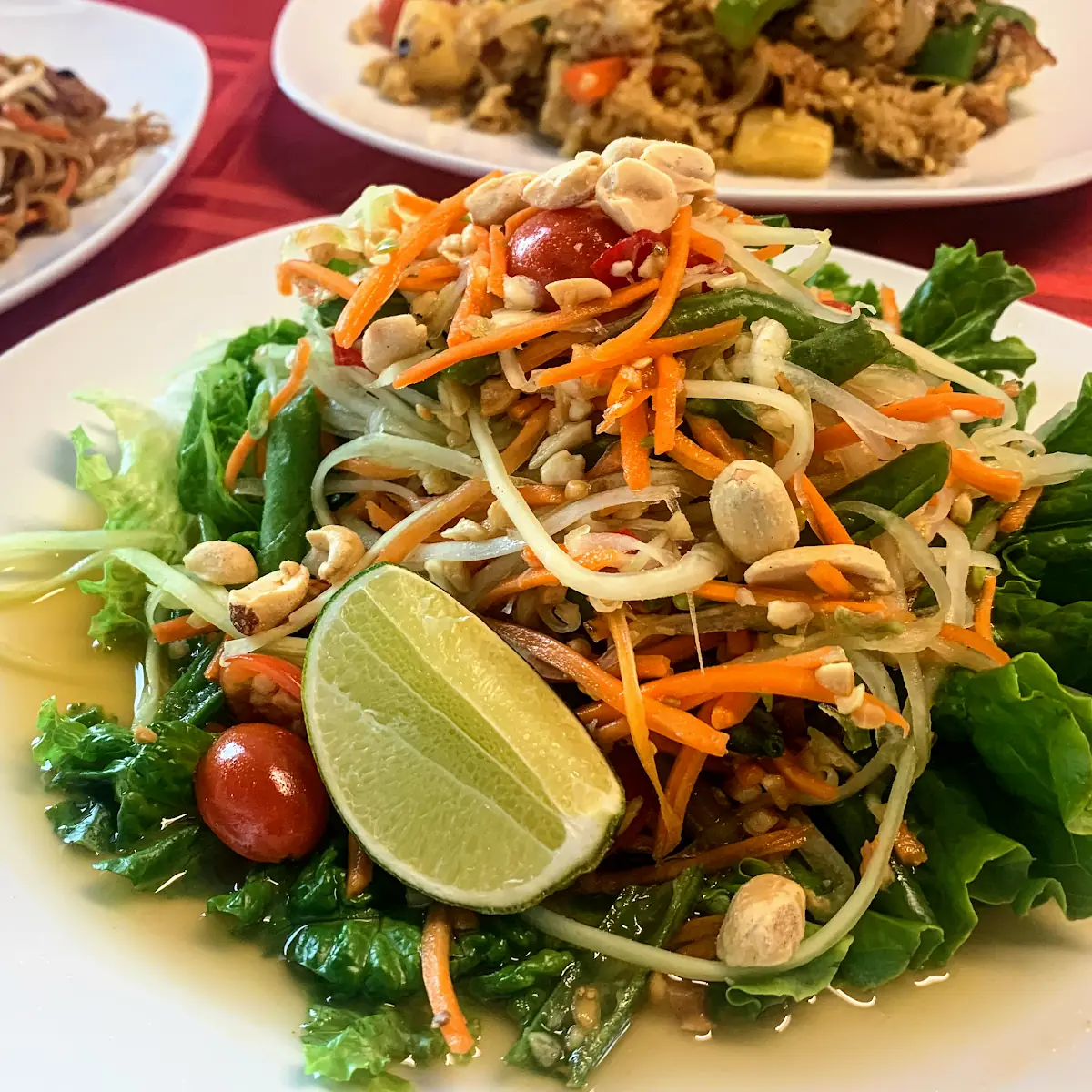 Vegan Papaya Salad