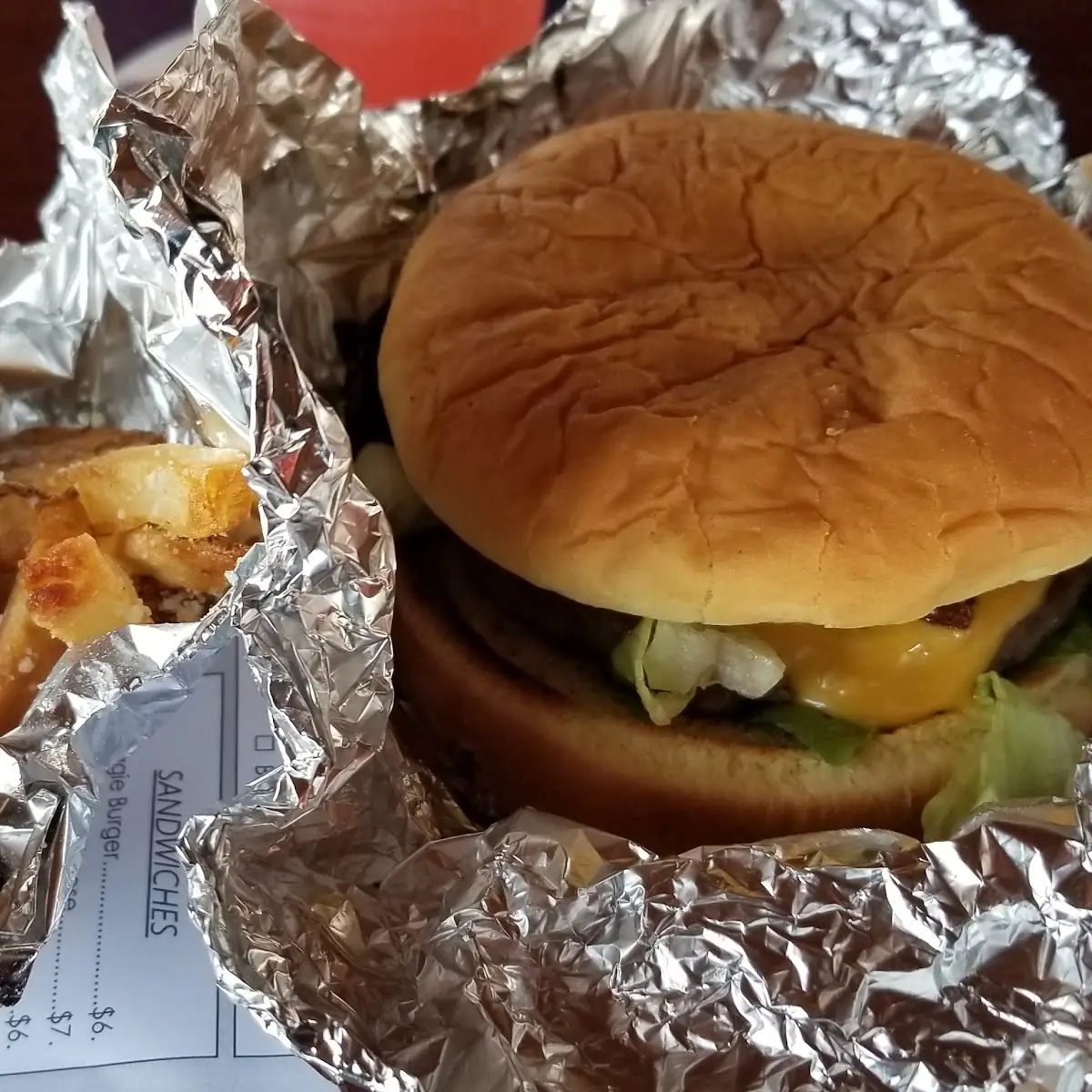 Bacon Cheeseburger with Truffle Fries