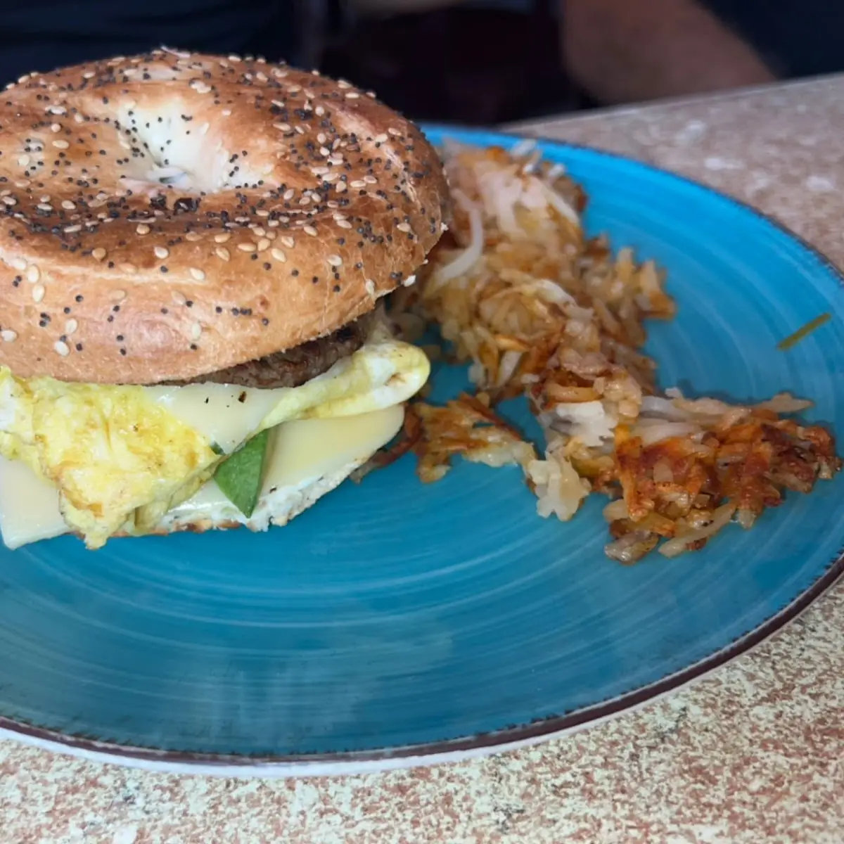 Egg & Cheese on a Bagel
