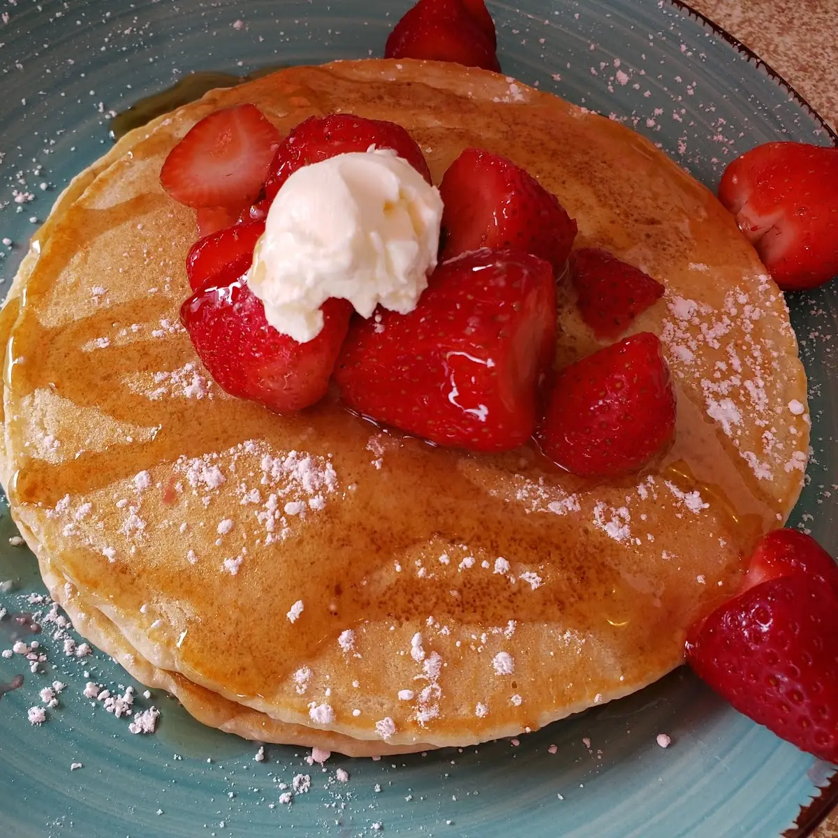 Short Stack with Strawberries