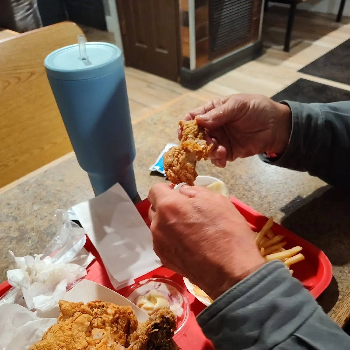 Crispy Fried Chicken Dinner