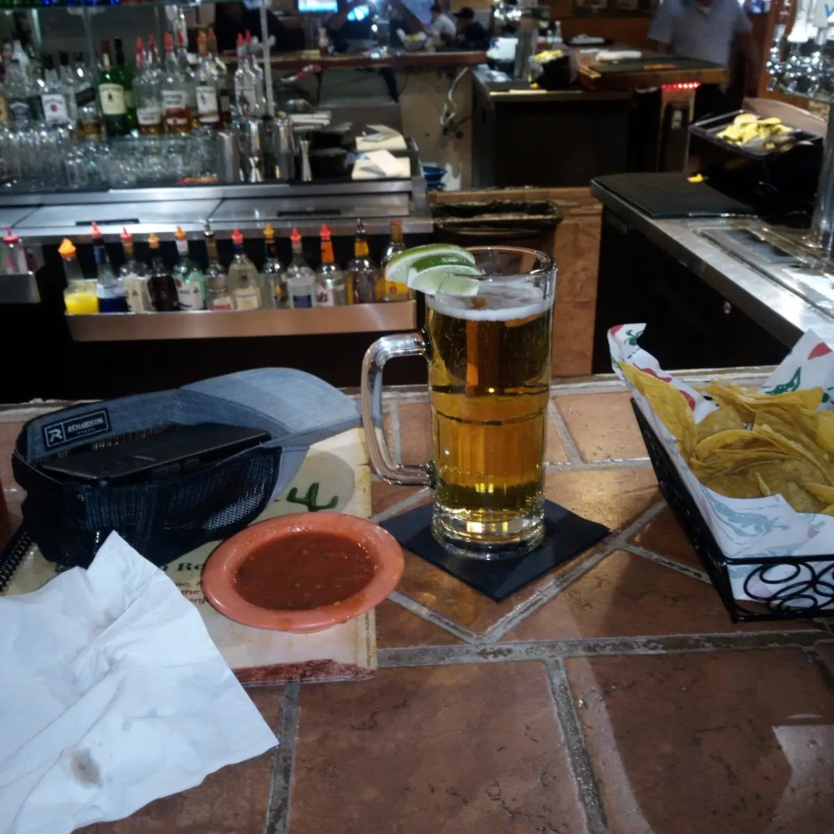 Chips Salsa and Pacifico Draft Beer