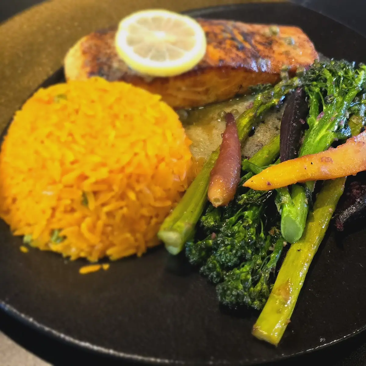 Saturn Gem Salmon Piccata