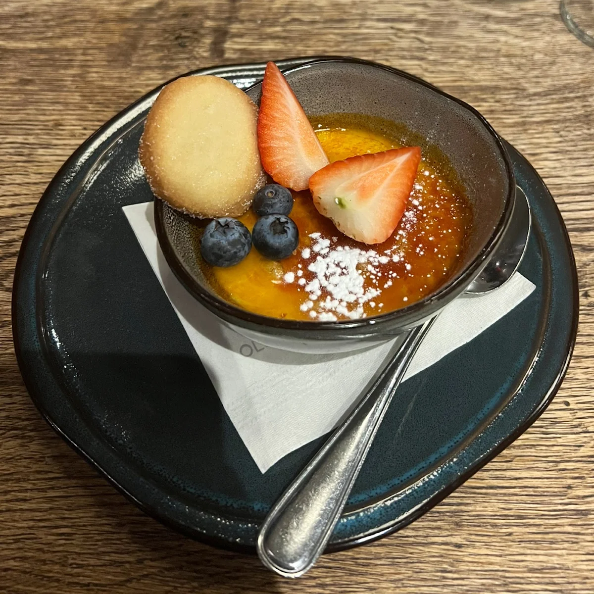 Vanilla Bean Crème Brûlée, Oliver & Bonacini Café Grill, Blue Mountain