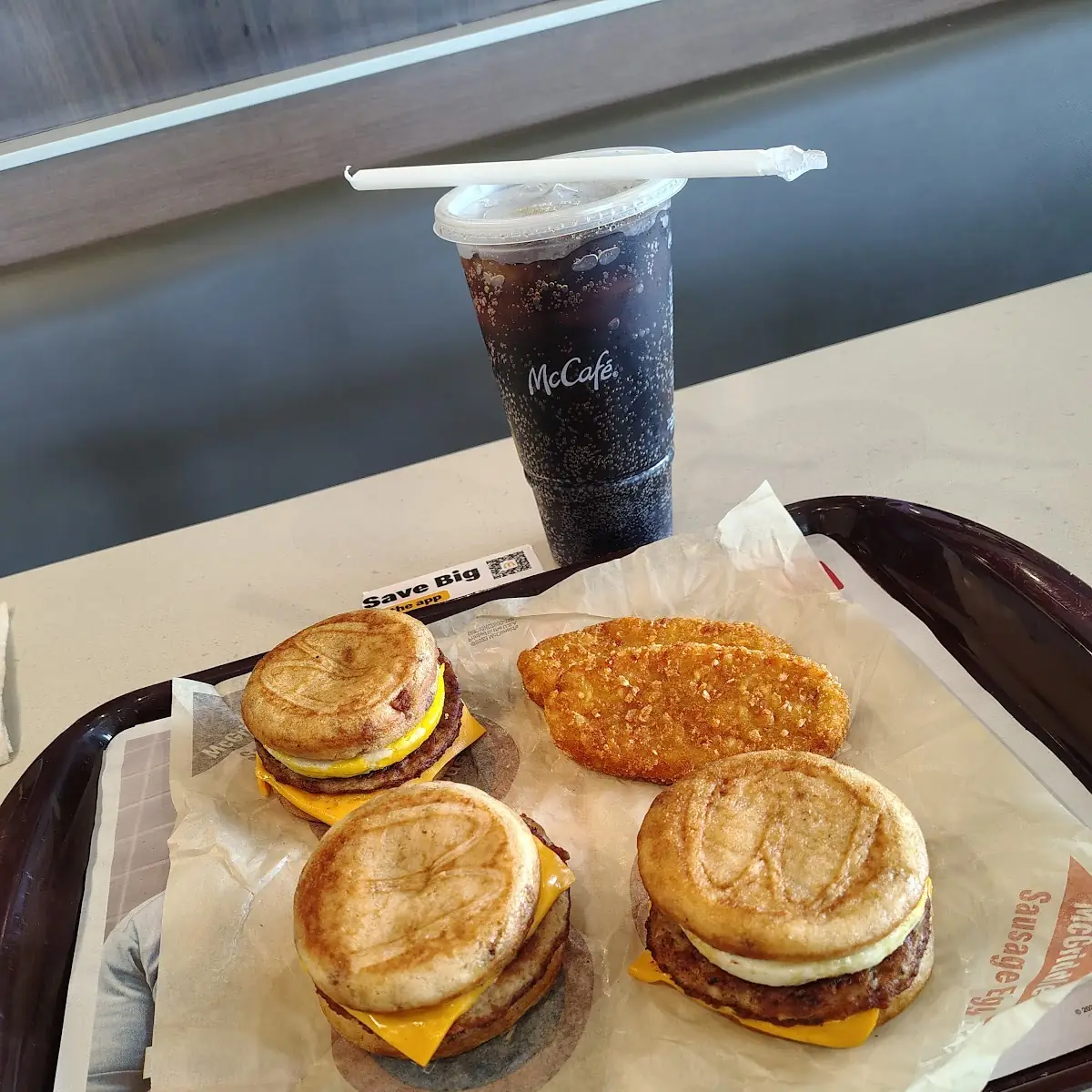 Sausage Egg & Cheese Mcgriddles