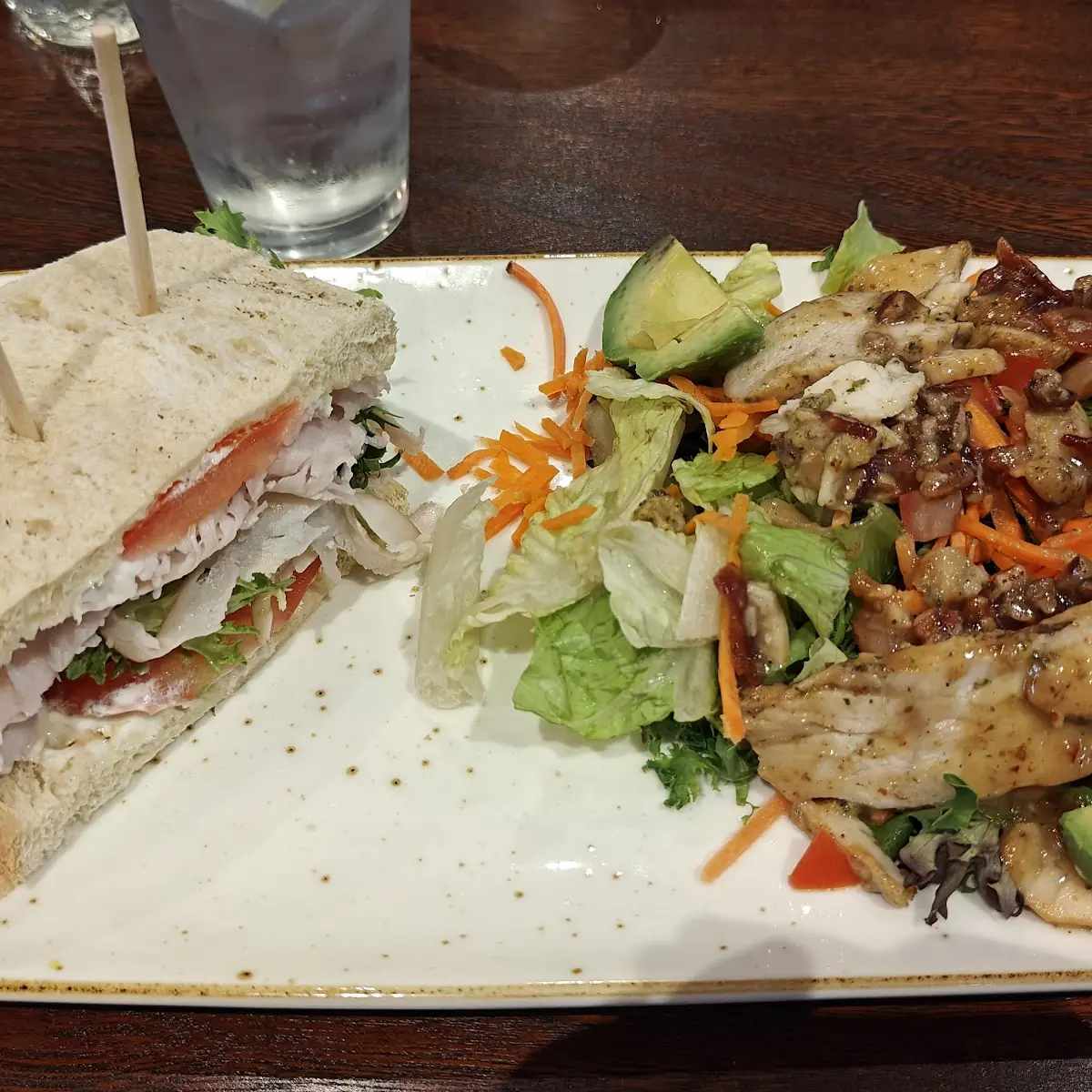 Sandwich and Salad