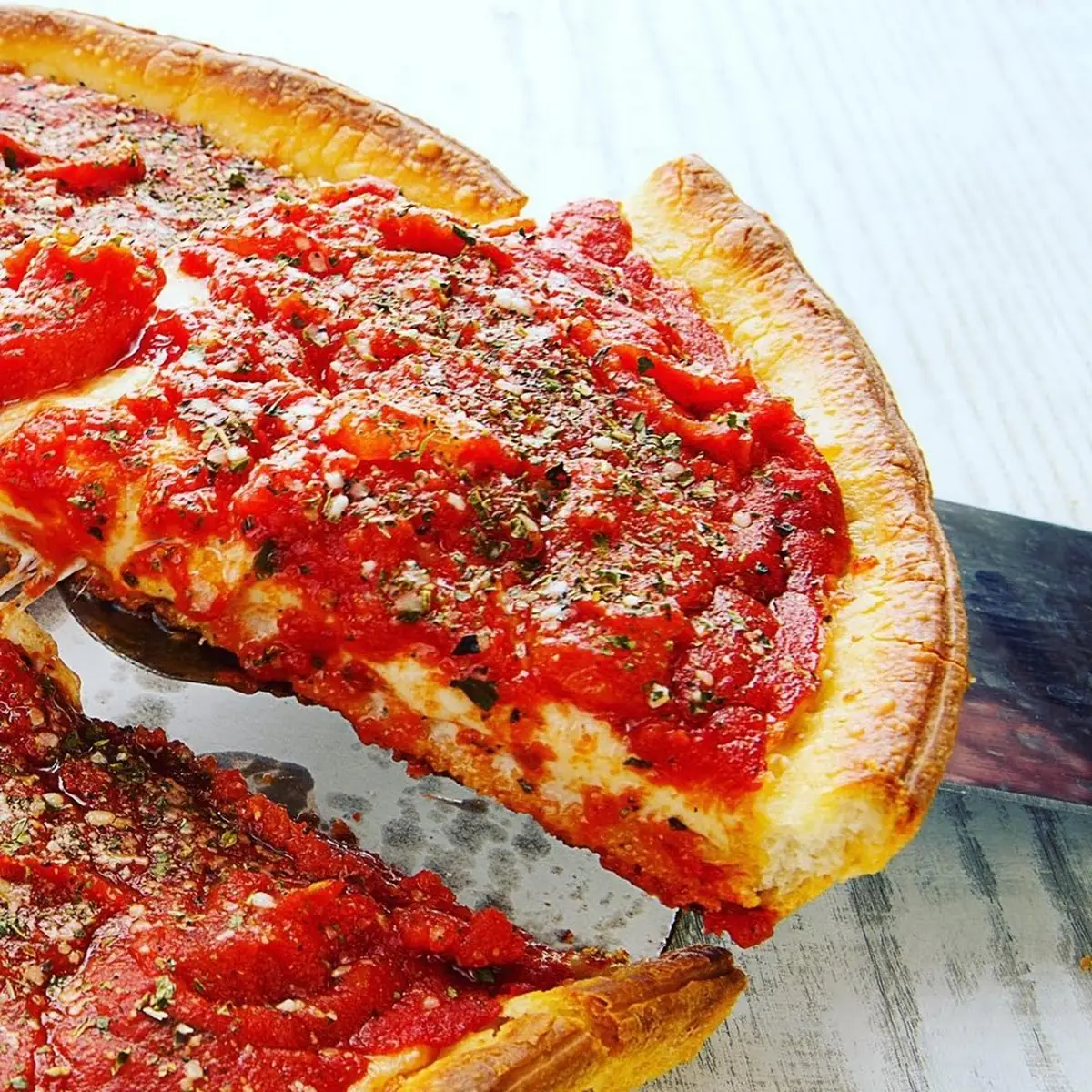 Cheese Deep Dish Pizza