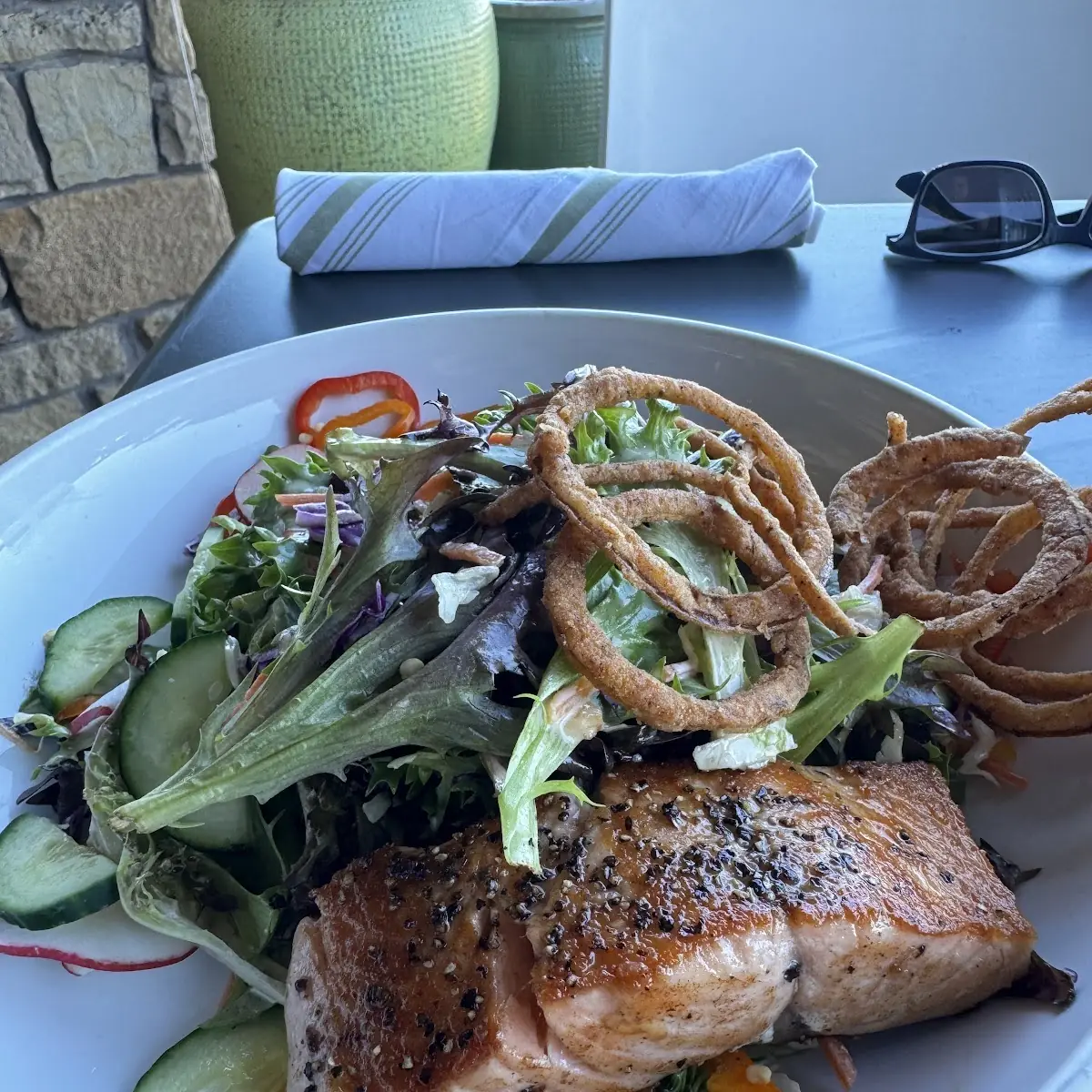 Seared Salmon Salad