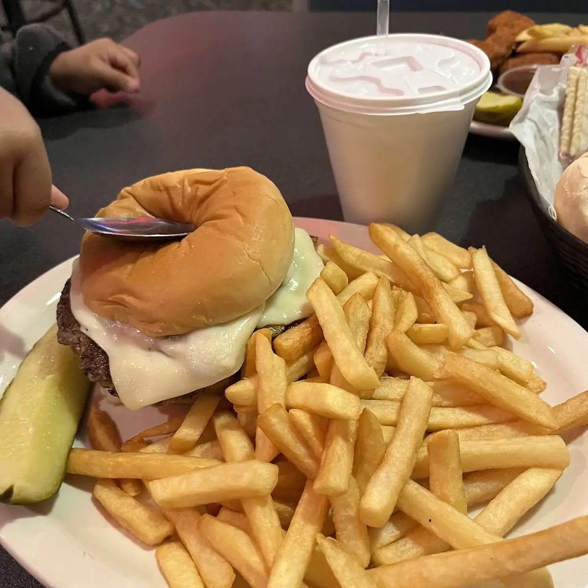 Mushroom Swiss Burger