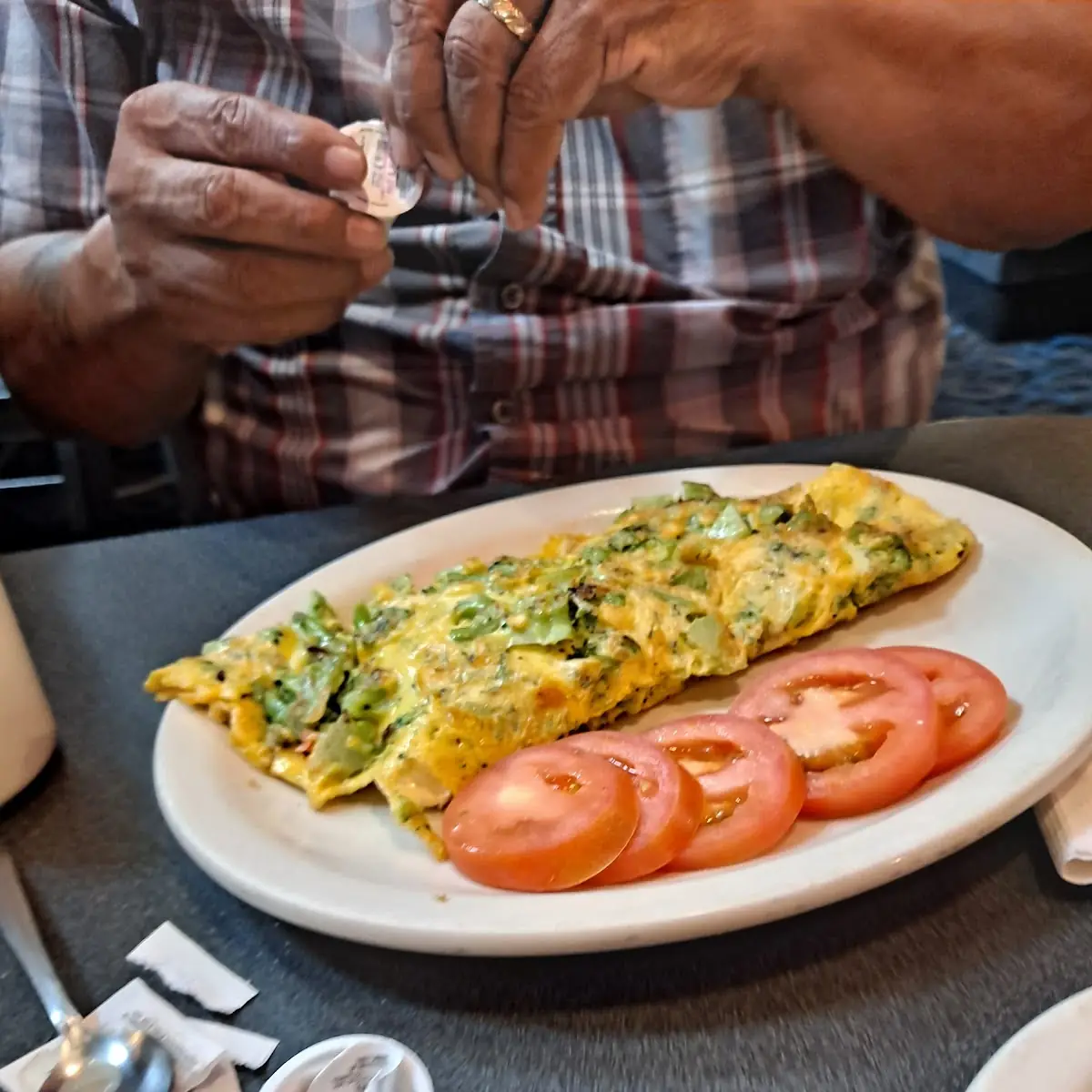 Vegetarian Omelette